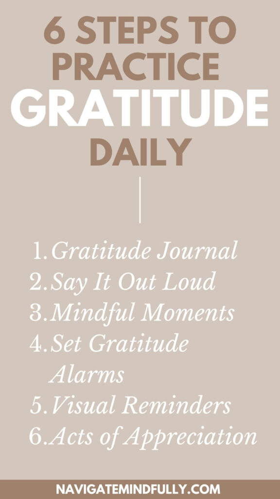 daily gratitude practice