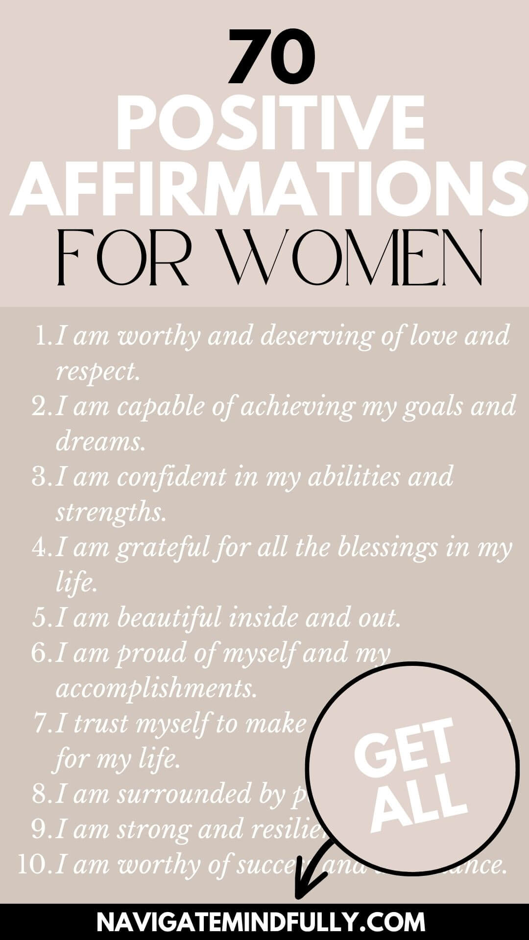 Positive Affirmations For Women That Will Get You Energized