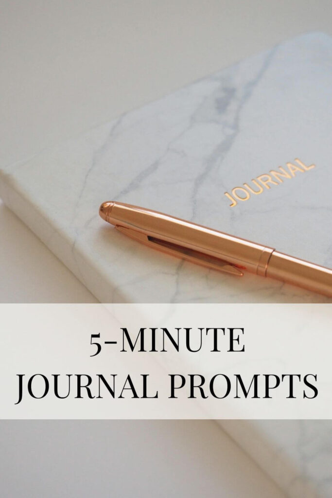 daily 5min journal prompts