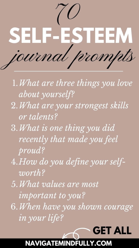 journaling prompts for confidence