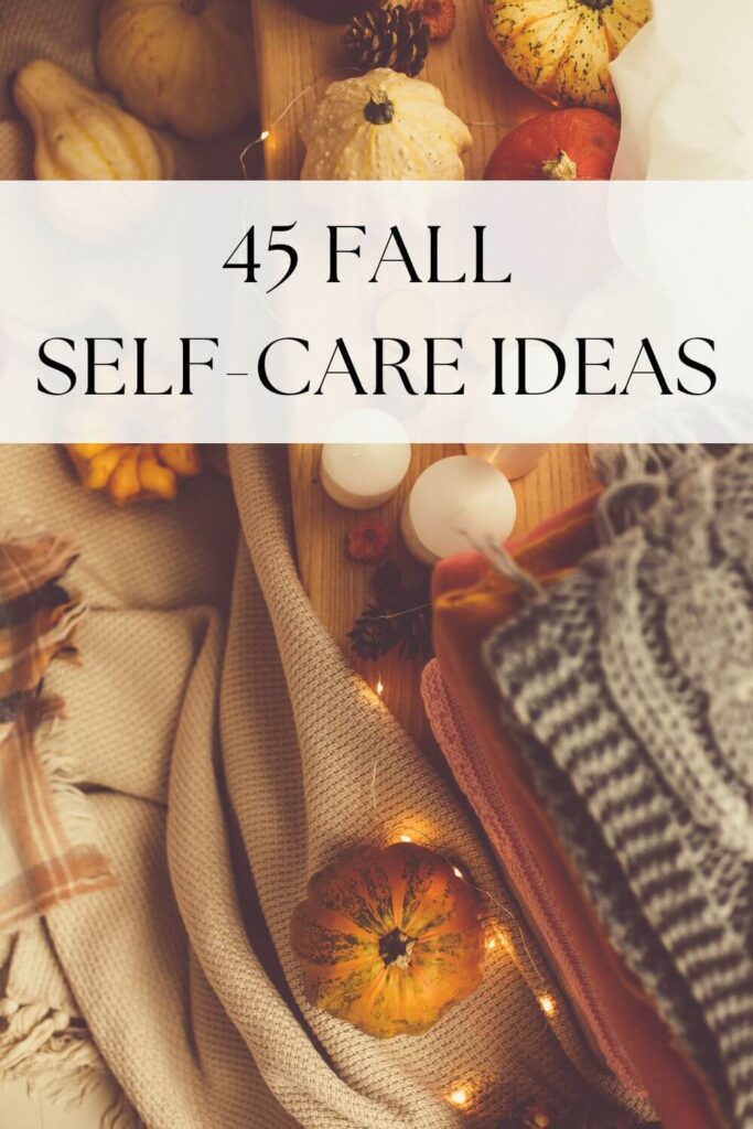 fall self care ideas