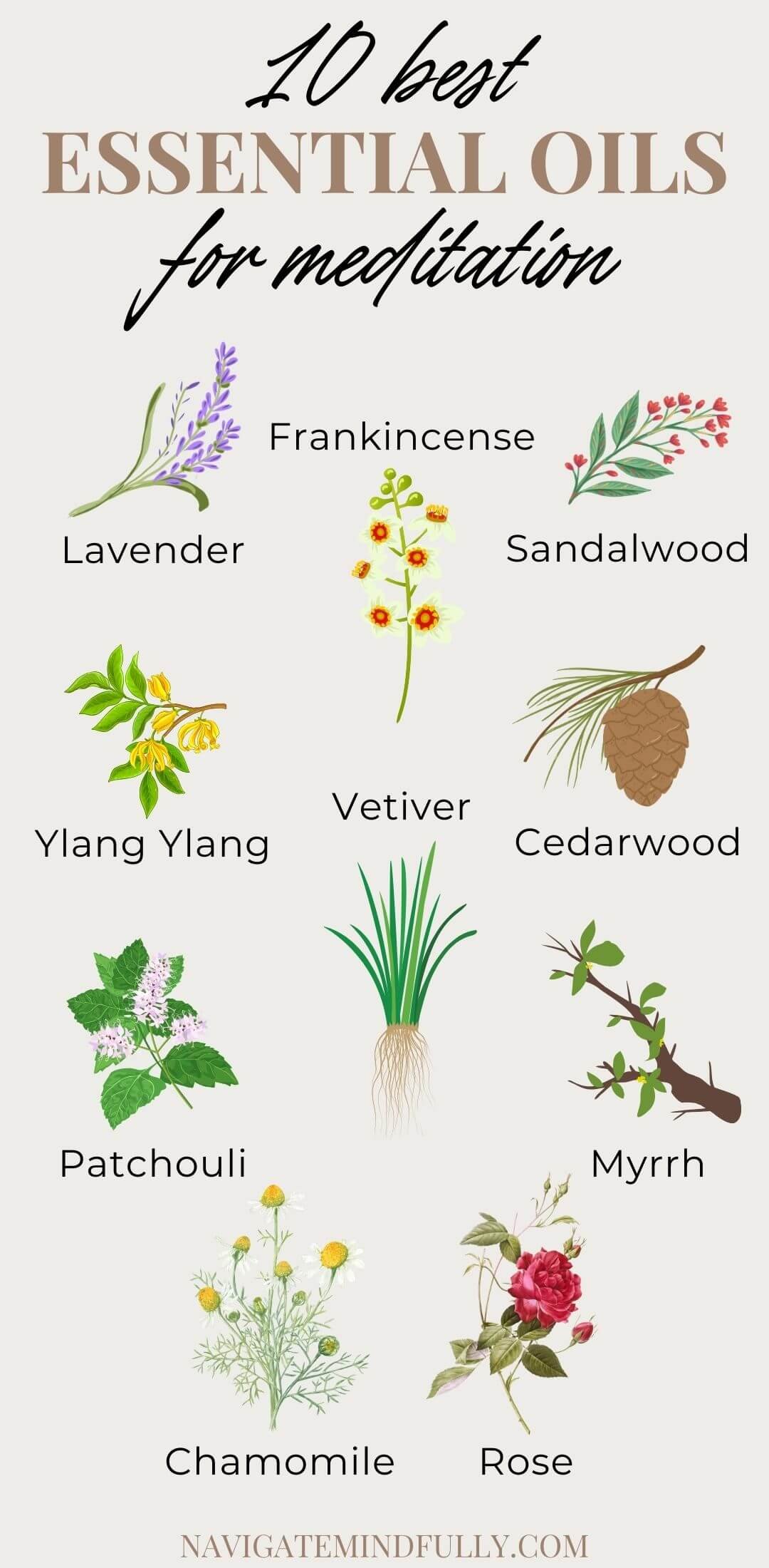 10 Best Essential Oils for Meditation + DIY Essential Oil Blends