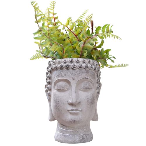 buddha head planter