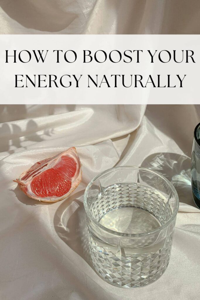 boost energy levels naturally