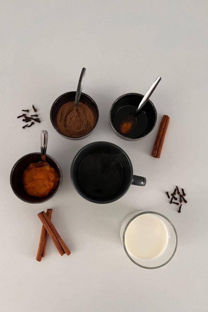 pumpkin spice latte ingredients