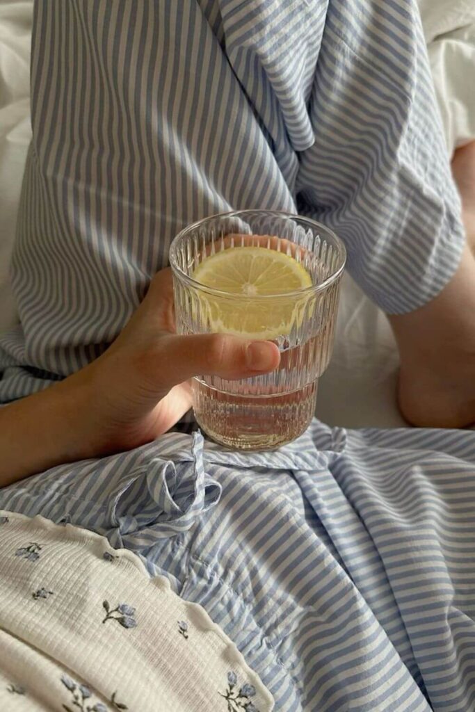 lemon water