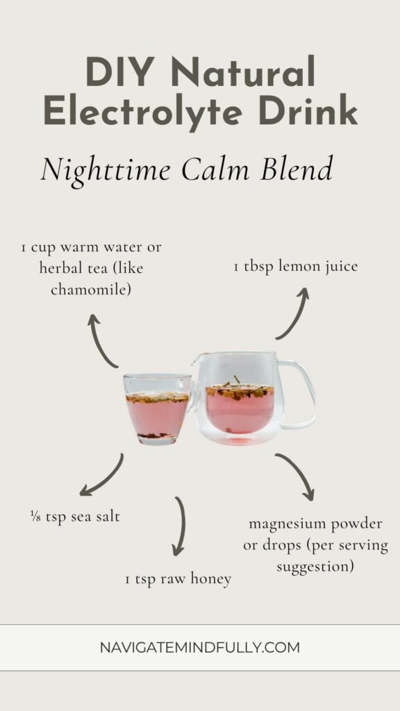 DIY electrolyte drink recipes
